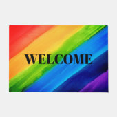 Paillasson Bienvenue Arc-en-Ciel (Devant)