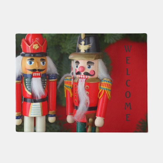 Paillasson Bienvenue au duo Nutcrackers (Devant)