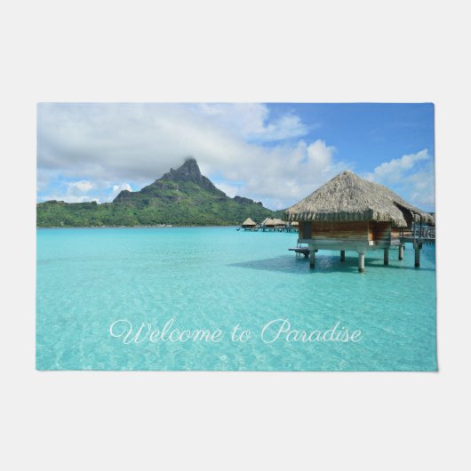 Paillasson Bienvenue au Paradise Bora Bora (Devant)
