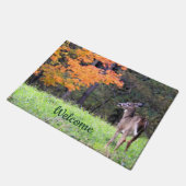 Paillasson Bienvenue Cerf en automne (Incliné)