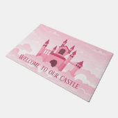 Paillasson bienvenue château ajouter un texte (Incliné)