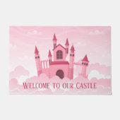 Paillasson bienvenue château ajouter un texte (Devant)