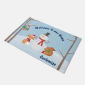 Paillasson Bienvenue Dans Le Bois (Incliné)