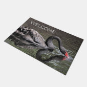 Paillasson Bienvenue dans le cygne noir (Incliné)
