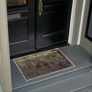 Paillasson Bienvenue Dans Mon Mat De Porte De Zombies De Nigh