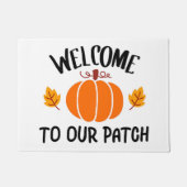 Paillasson Bienvenue dans notre patch (Devant)