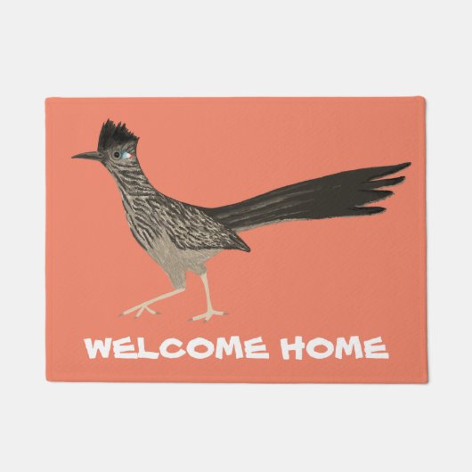 Paillasson BIENVENUE D'Art Crayon Coloré Roadrunner (Devant)