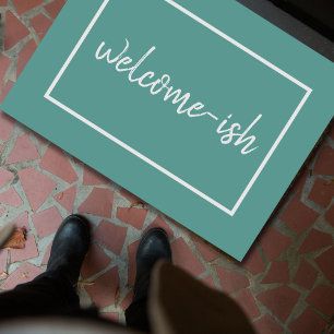Paillasson "Bienvenue" Drôle Introvert Antisocial Stylish