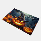 Paillasson Bienvenue - Éffrayants Citrouilles terrifiants (Incliné)