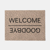 Paillasson Bienvenue Goodbye Design (Devant)