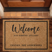 Paillasson Bienvenue juste Kidt mignon Introvert Funny Doorma