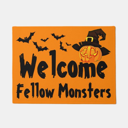 Paillasson Bienvenue Monstres Jack O'Lantern (Devant)