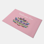 Paillasson Bienvenue Om Pink Welcome Mat (Incliné)