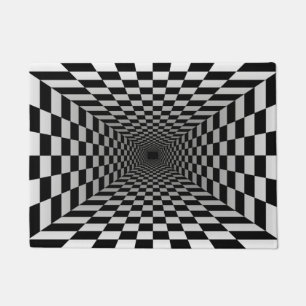 Paillasson Bienvenue Porte Mat illusion optique Vortex 3D