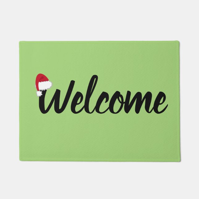 Paillasson Bienvenue Santa Hat Door Mat (Devant)