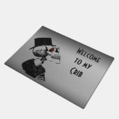 Paillasson Bienvenue sur My Crib Skeleton Welcome Mat (Incliné)