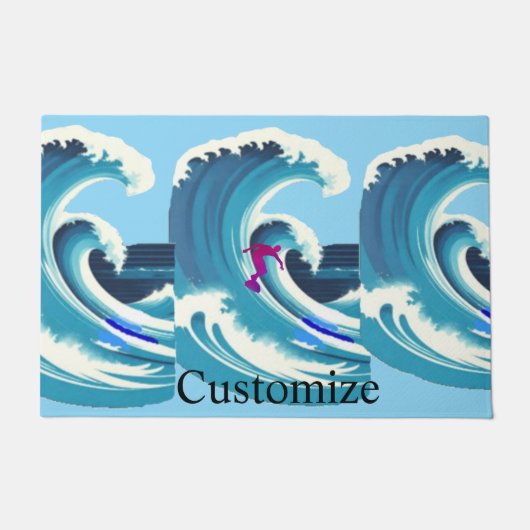 Paillasson Big Wave Surfer Thunder_Cove (Devant)