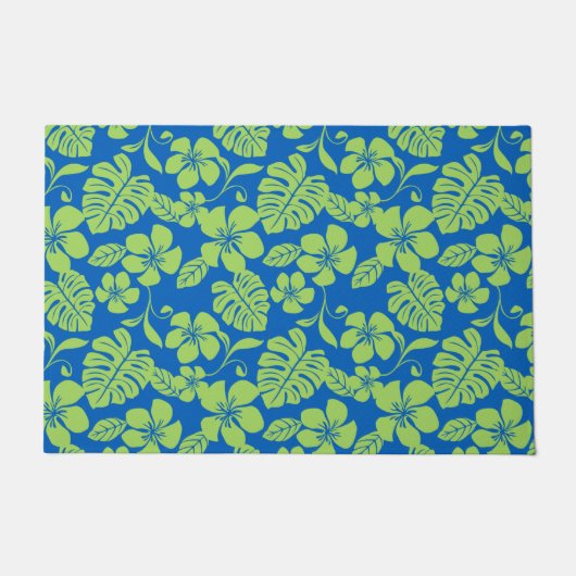 PAILLASSON BIKINI ROSE (BLEU/VERT) (Devant)