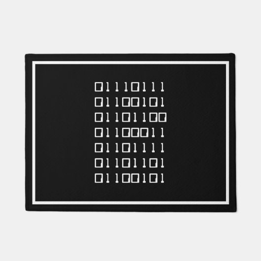 Paillasson Binary Welcome Mat (Devant)