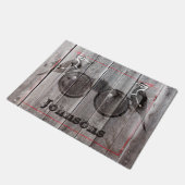 Paillasson Birdwatcher Rustic Woodpecker Birds Farmhouse (Incliné)