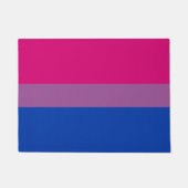 Paillasson Bisexual Flag & Fierté maison communautaire mat / (Devant)