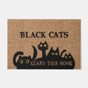 Paillasson Black Cats Guard This Home