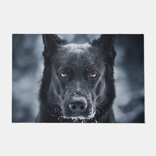 Paillasson Black German Shepherd (Devant)