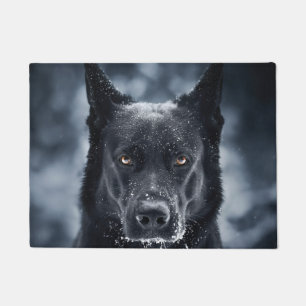 Paillasson Black German Shepherd