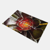 Paillasson Black Orange Cactus Succulent Photo Welcome Bold (Incliné)