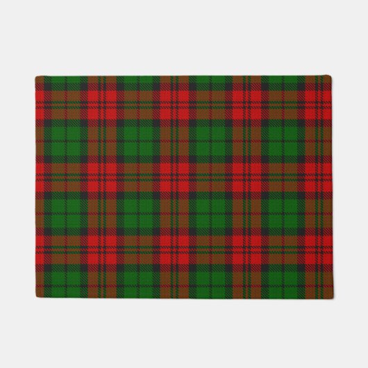 Paillasson Blackwatch Campbell Tartan Red Green Plaid (Devant)