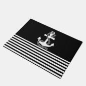 Paillasson Blancs noirs et Ancres blanches (Incliné)