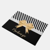 Paillasson Blancs noirs Goldem Bow (Incliné)