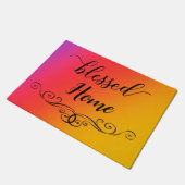 Paillasson Blessé Accueil Chrétien Thème Bienvenue Mats (Incliné)