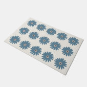 Paillasson Bleu et crème Daisy (Incliné)