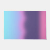 Paillasson Bleu Et Rose - Gradient (Devant)