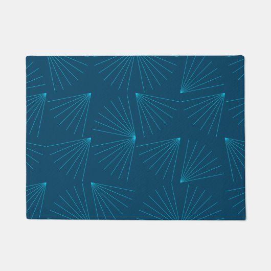 Paillasson Bleu, moderne, simple concept de célébration de la (Devant)