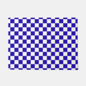 Paillasson Bleu profond à carreaux (Devant)