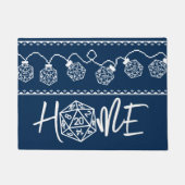 Paillasson Bleu RPG | Imaginaire Tabletop Jeu (Devant)