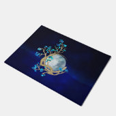 Paillasson Bleu Sakura Blossom Zen Moon (Incliné)