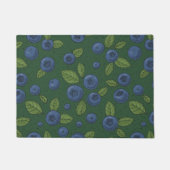 Paillasson Bleus sur vert foncé (Devant)