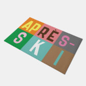 Paillasson Blocs de couleurs après ski (Incliné)