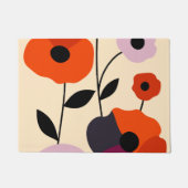 Paillasson Bloom minimal du pavot (Devant)