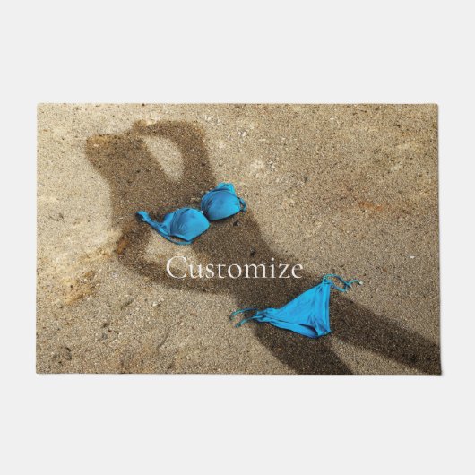 Paillasson Blue Bikini Beach Sand Thunder_Cove (Devant)