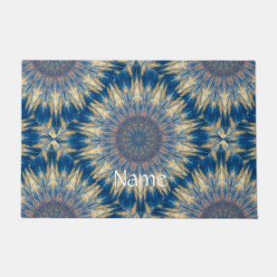 Paillasson Blue Chakra Kaleidoscope Thunder_Cove