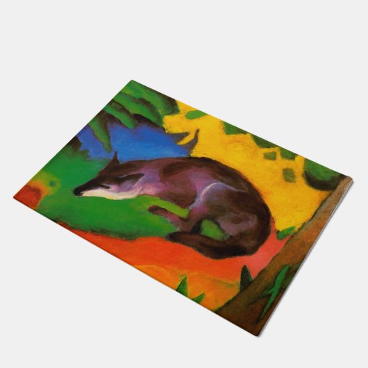 Paillasson Blue Fox by Franz Marc (Incliné)