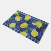 Paillasson Blue Lemon Welcome Mat, Decoration de l'indoor (Incliné)