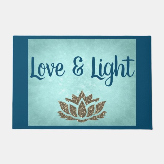Paillasson Blue Love & Light (Devant)