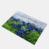 Paillasson Bluebonnets Blue Flowers Texas texan Floral (Incliné)