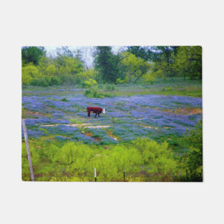 Paillasson Bluebonnets dans le Texas