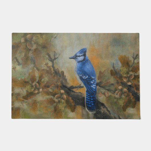 Paillasson Bluejay "Jaybird" rug by Jason Street (Devant)